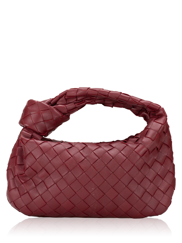 Nappa Intrecciato Mini Jodie Barolo