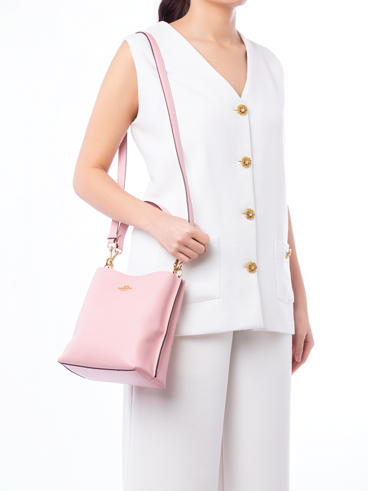 CF433 Signature Interior Mollie 22 Bucket Bag Powder Pink