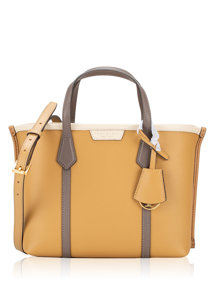 Perry Colorblock Small Triple Compartment Tote Ginger Shortbread Multi