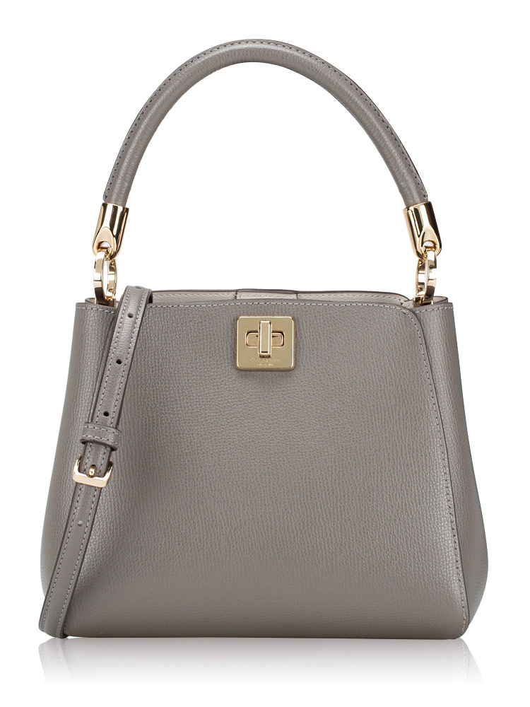 Phoebe Small Top Handle Bag Hare Grey