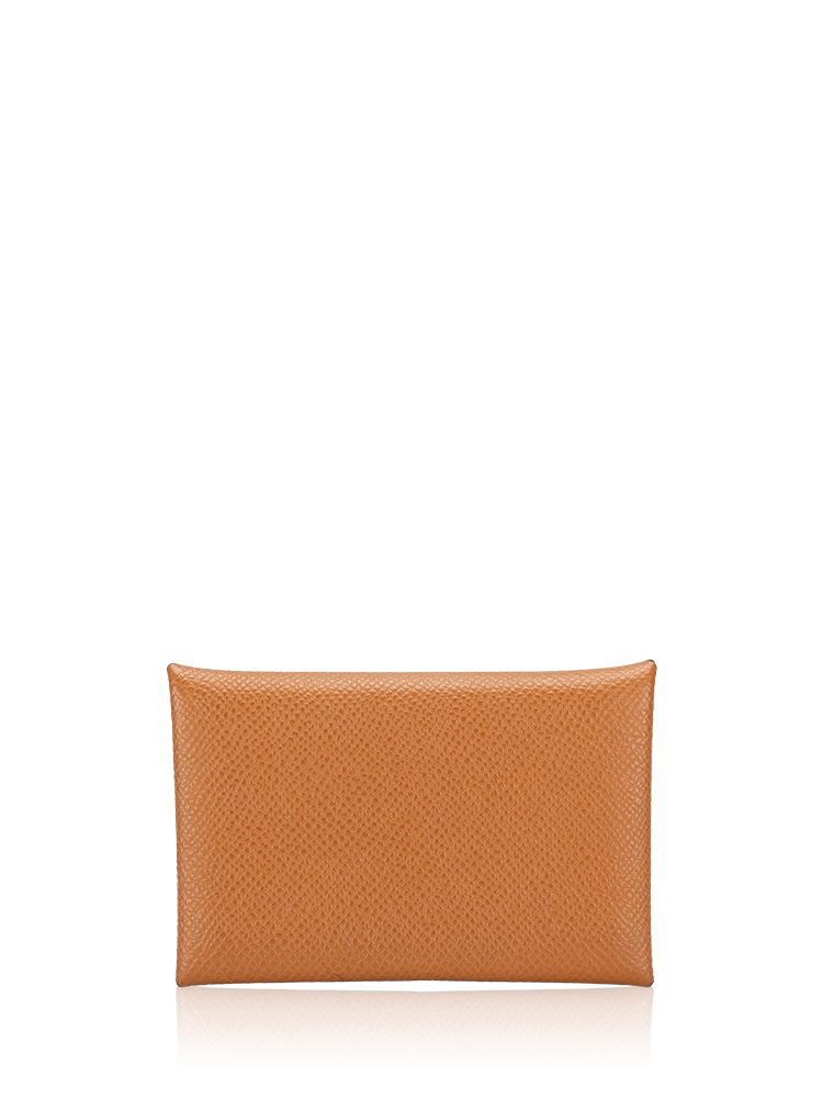 Epsom Calvi Card Case Gold