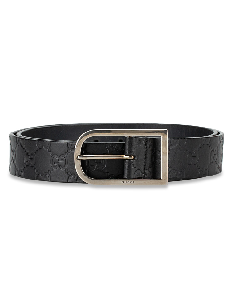 Vintage Guccissima 40mm Belt Black Sz 100