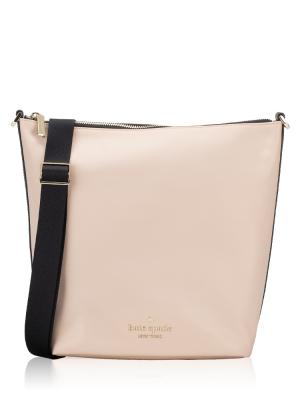 Chelsea Colorblock Nylon Duffle Crossbody Warm Beige