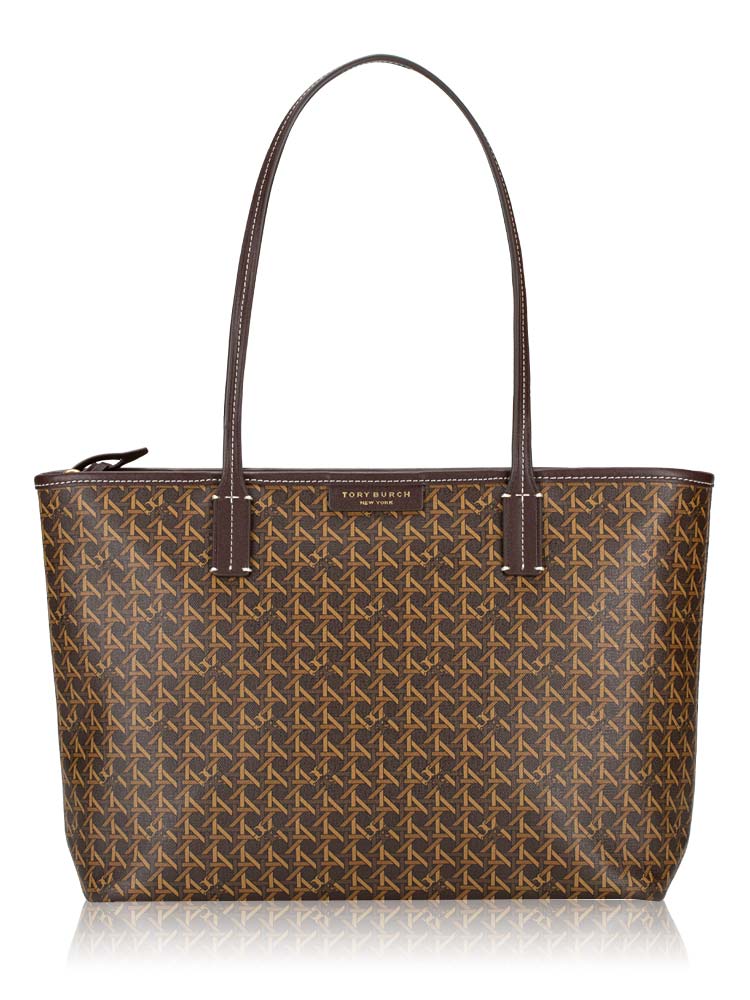 Basketweave Small Tote Walnut