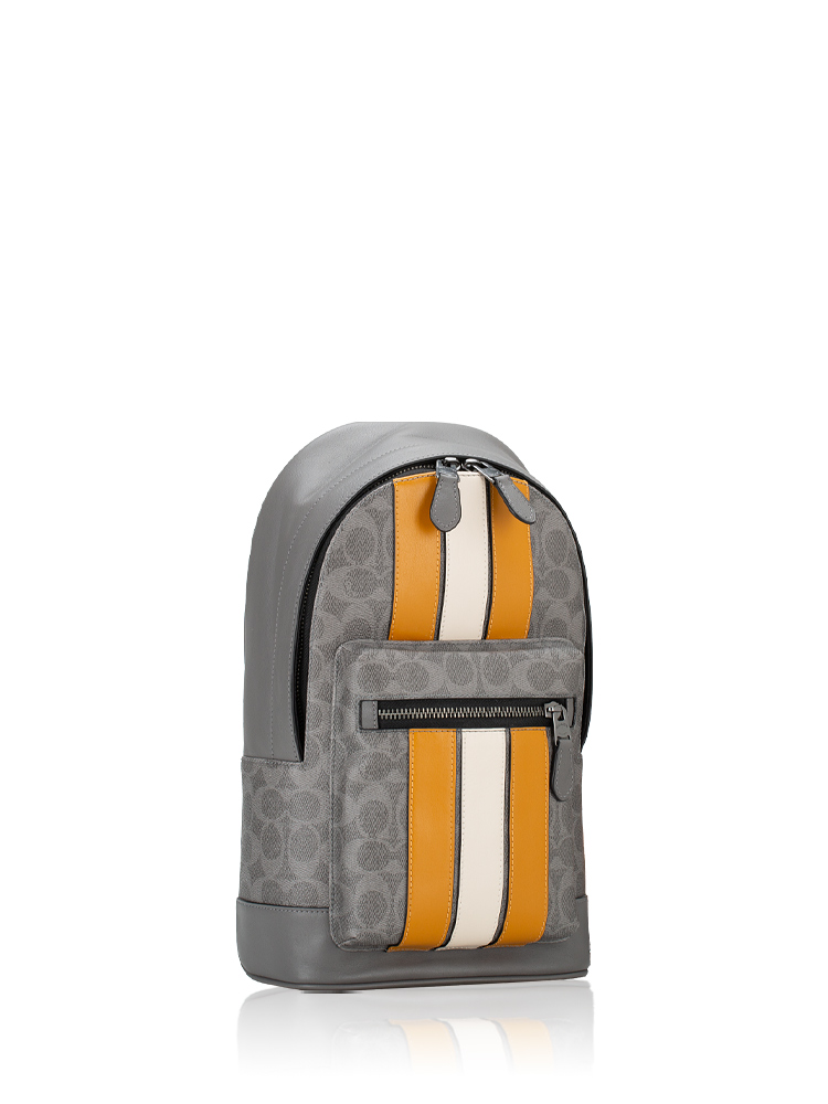 Men CV923 Signature Varsity Stripe West Pack Grey Ochre Chalk