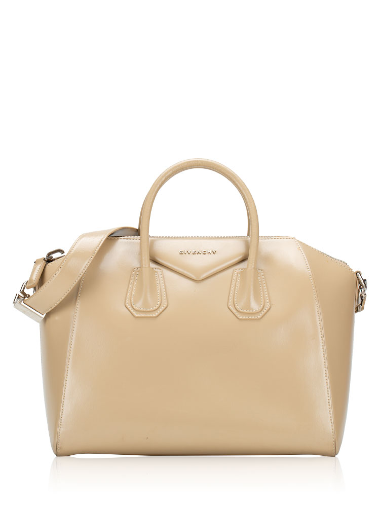 Shiny Lord Medium Antigona Light Beige