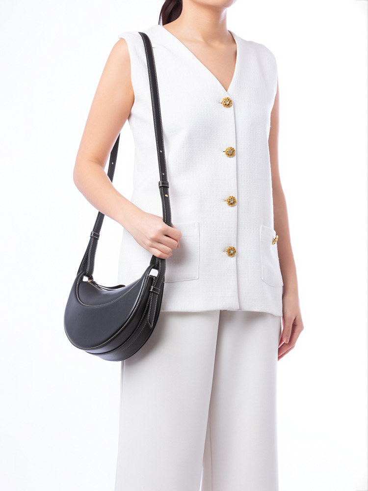 Smooth Calfskin Numero Dix Black