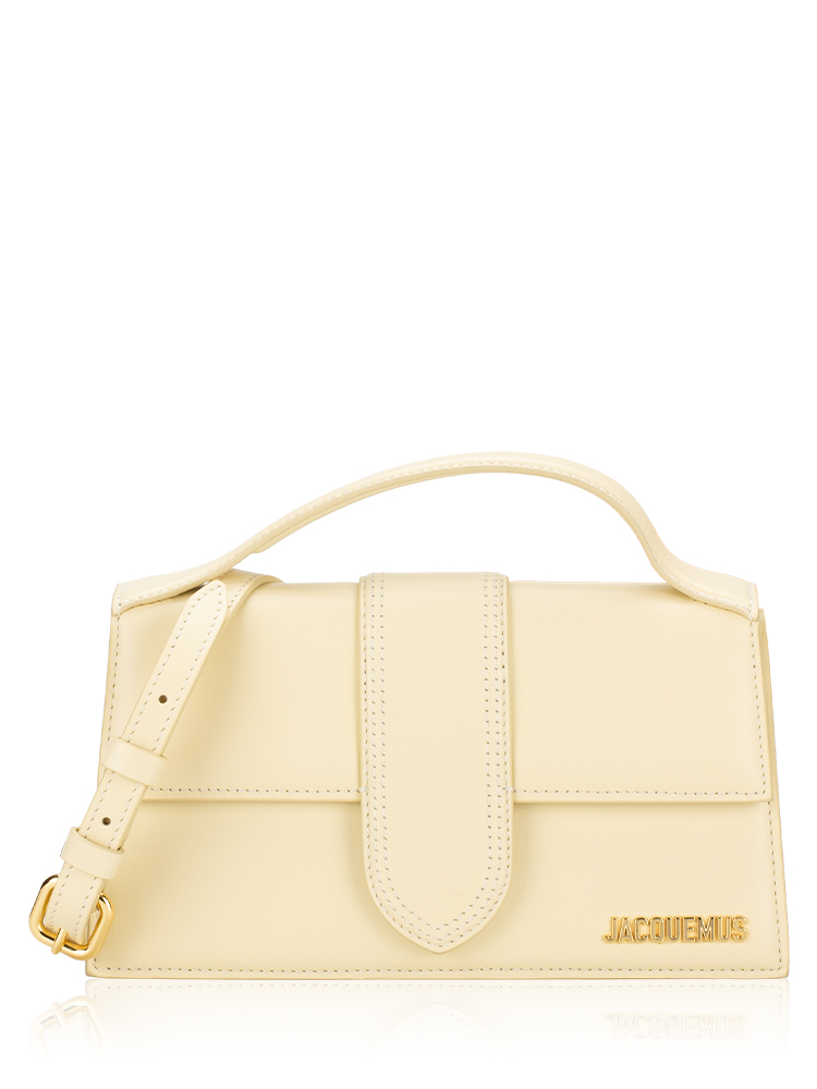 Calfskin Le Grand Bambino Top Handle Bag Ivory