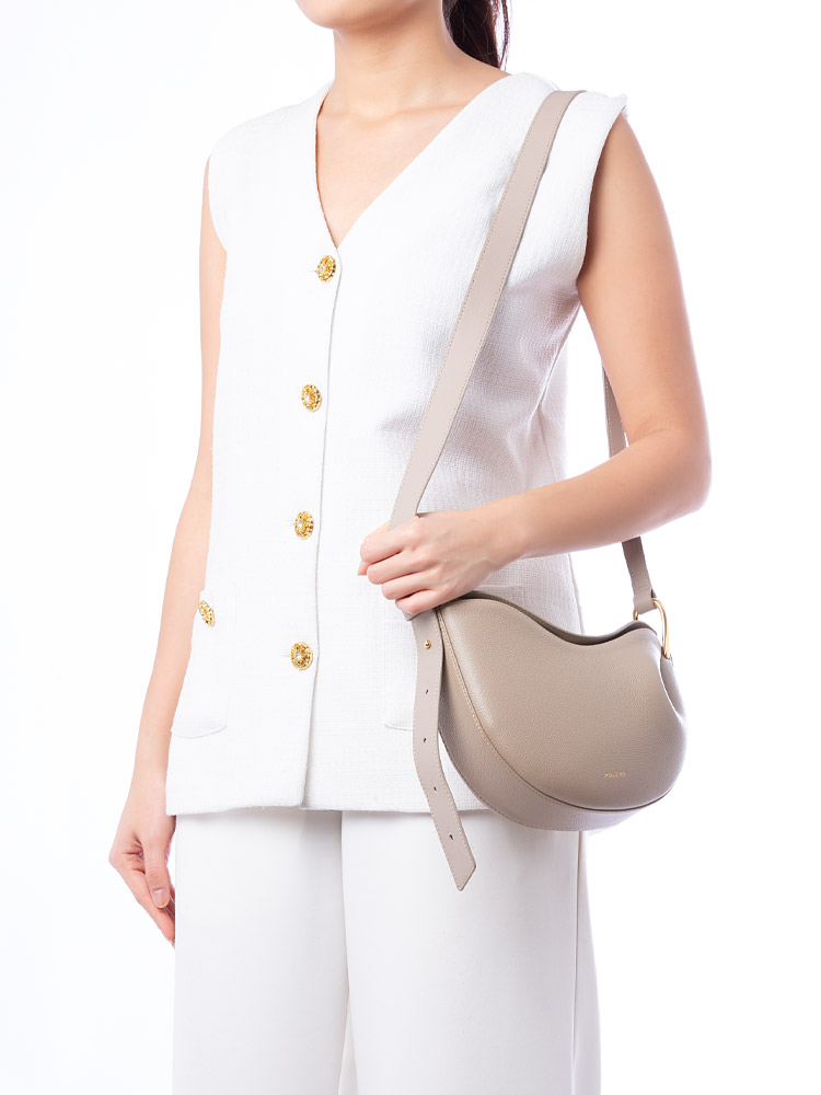 Textured Calfskin Tonca Taupe