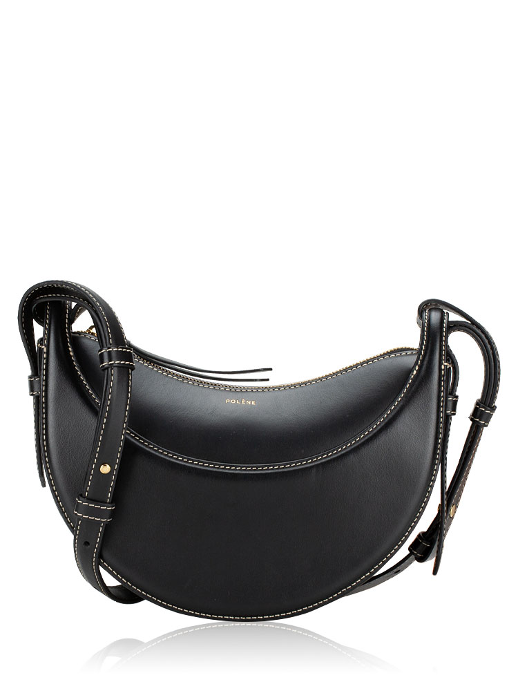 Smooth Calfskin Numero Dix Noir Lisse