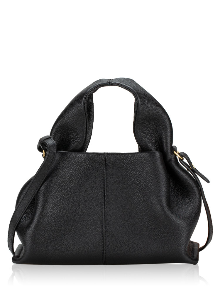 Textured Calfskin Numero Neuf Mini Black