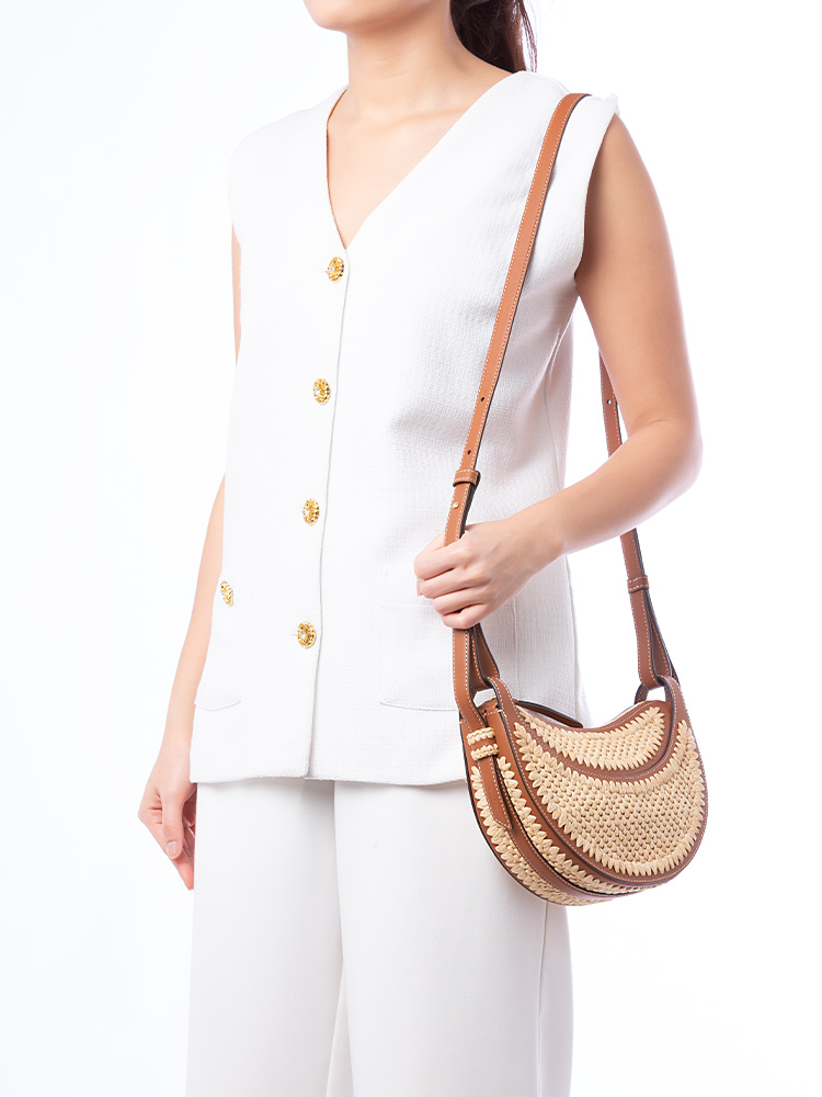 Raffia Numero Dix Brown