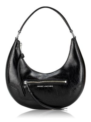 4P4HSH001H01 Cruiser Crinkle Small Crescent Bag Black
