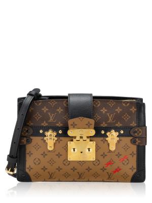 Reverse Monogram Trunk Clutch