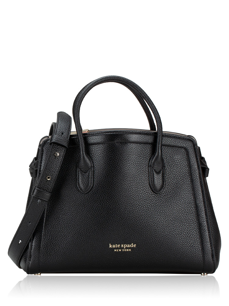 Knott Medium Satchel Black