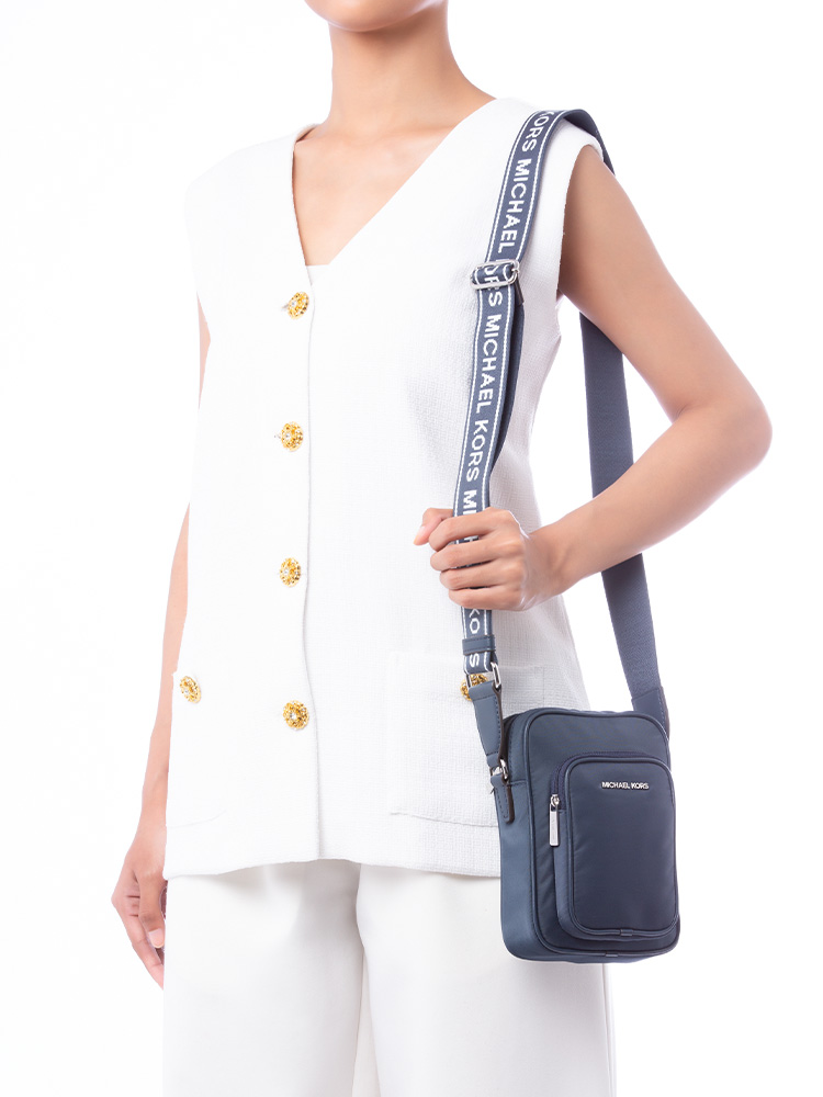 Khai Nylon Crossbody Navy