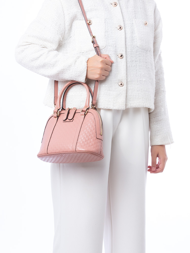 Microguccissima Mini Dome Satchel Pink