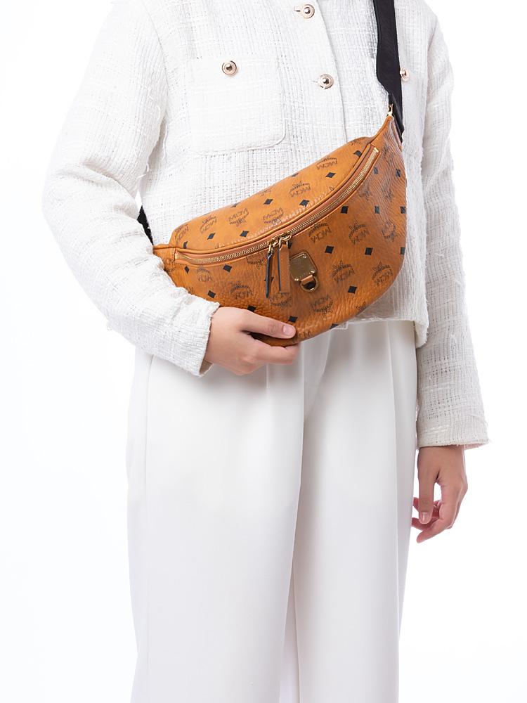 Visetos Fursten Bum Bag Cognac