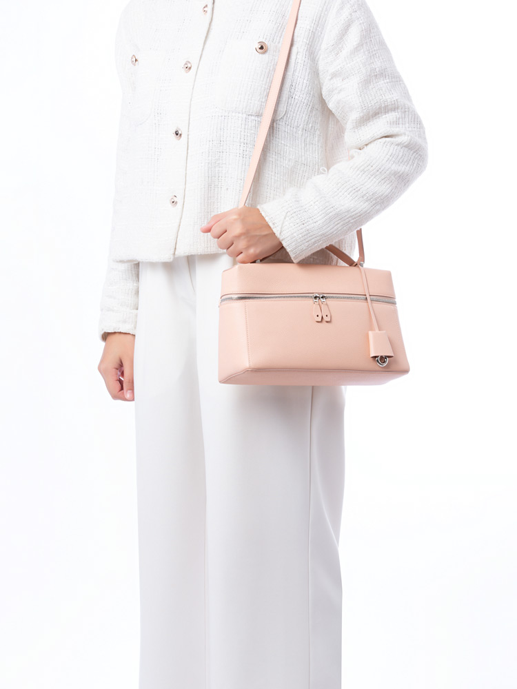 Textured Calfskin L27 Extra Bag Bubble Gum