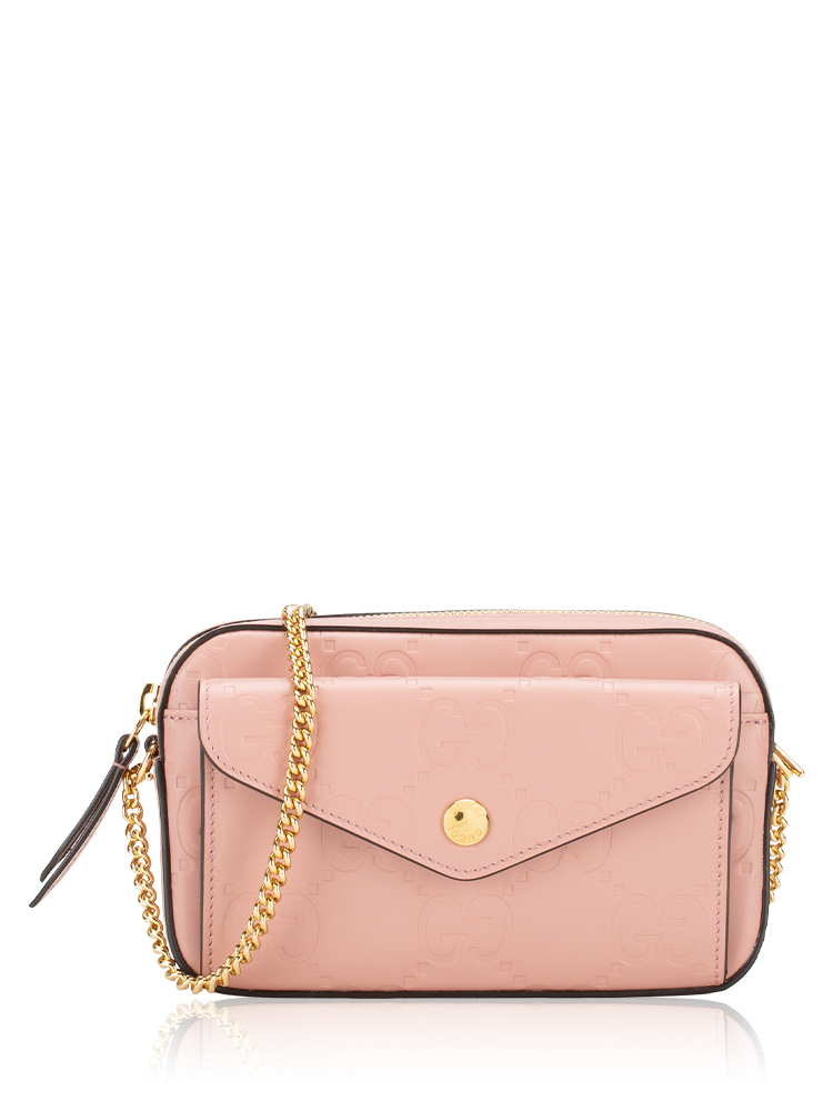 Guccissima Gilbert Super Mini Shoulder Bag Pink