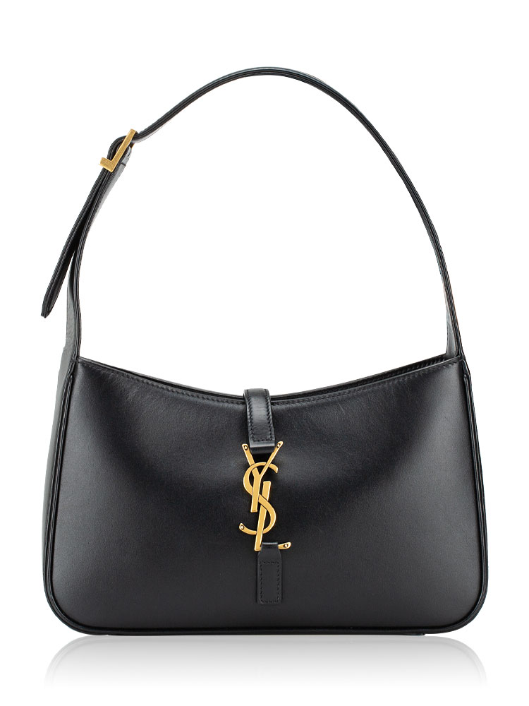 Smooth Calfskin Le 5 A 7 Hobo Black