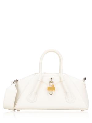 Box Calfskin Mini Antigona Stretch Ivory