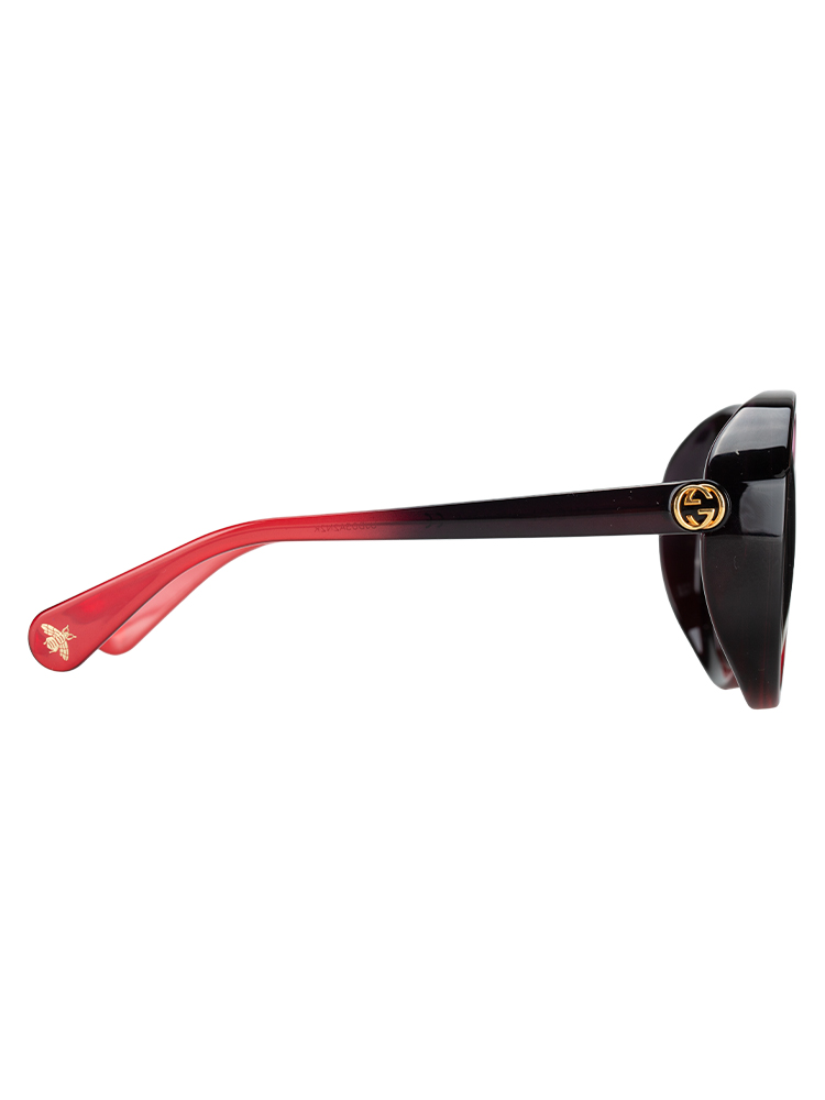 GG0368S Round GG Sunglasses Black Pink