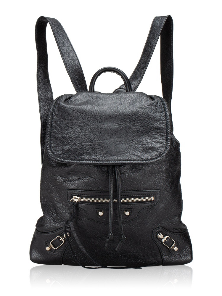 Lambskin Classic Traveller XS Backpack Black