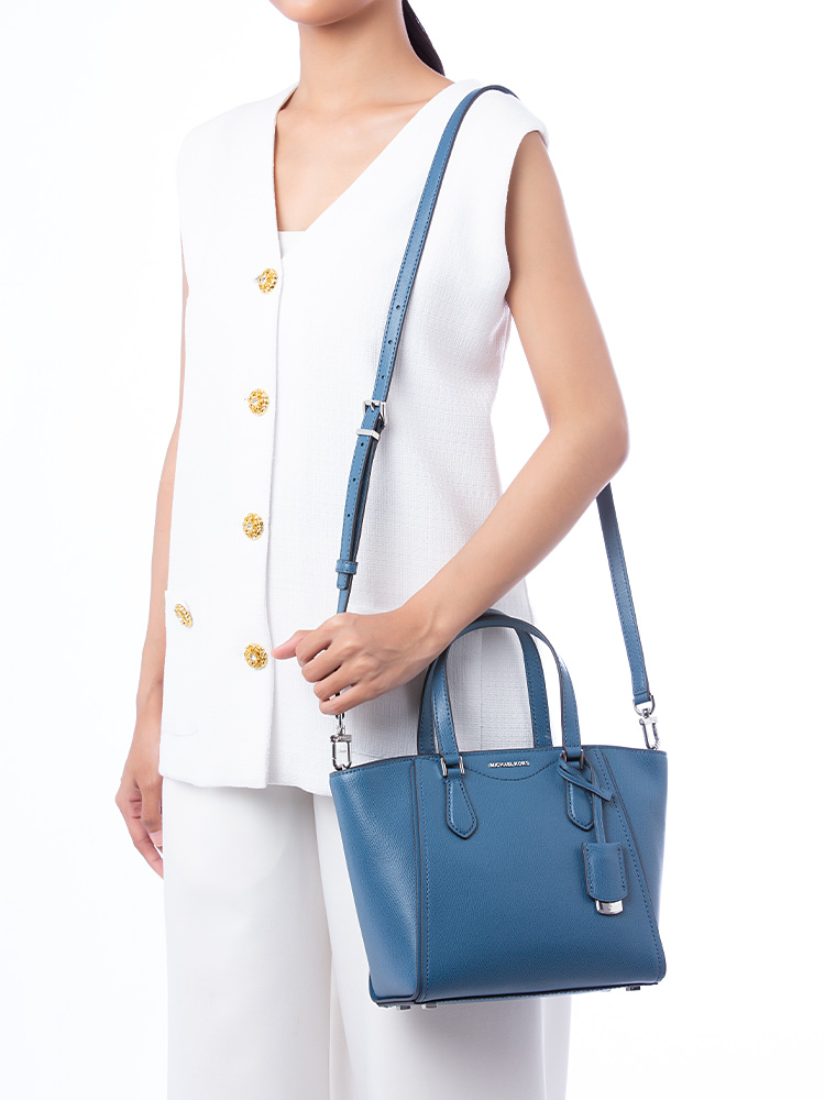 Taryn Small Crossbody Dark Chambray