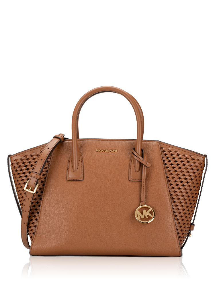 Avril Large Woven Satchel Luggage