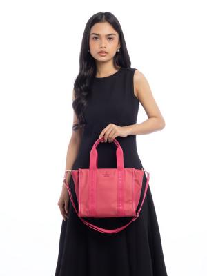 Kip Nylon Small Tote Rose Oil