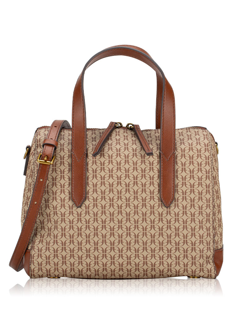 SHB2921268 Sydney Satchel Beige Brown