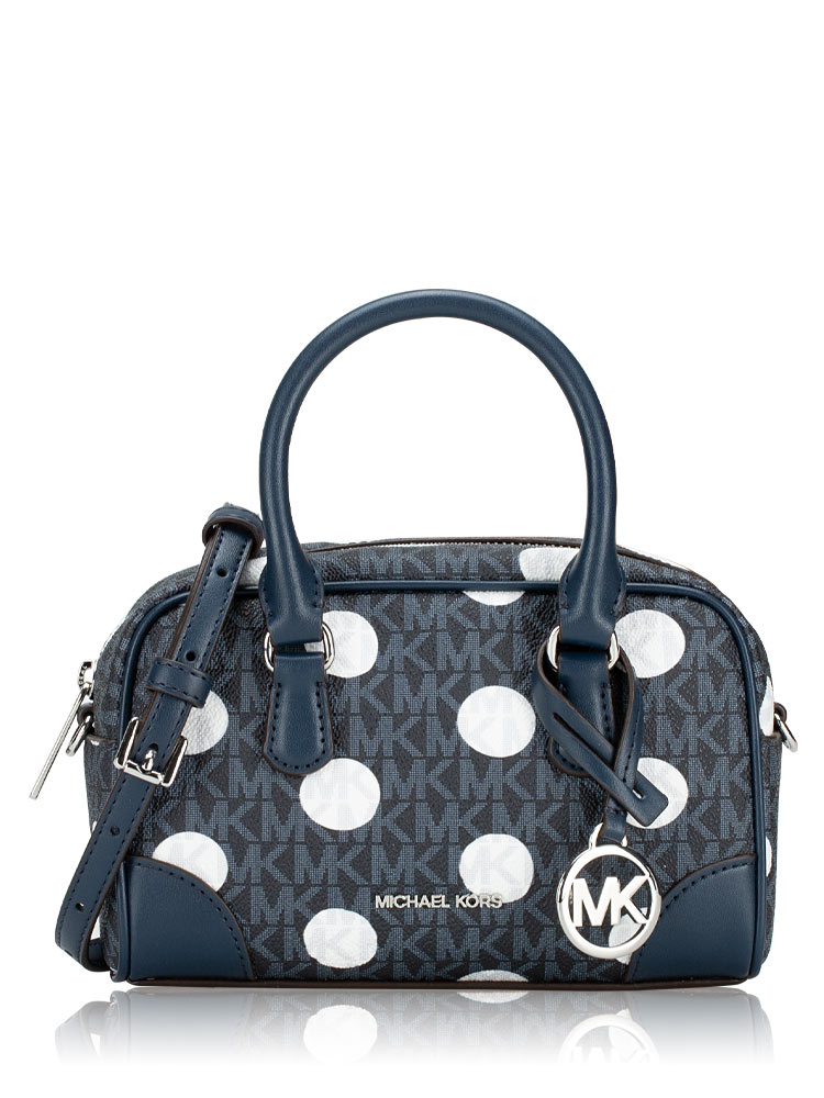 Signature Dot Thompson XS Crossbody Navy