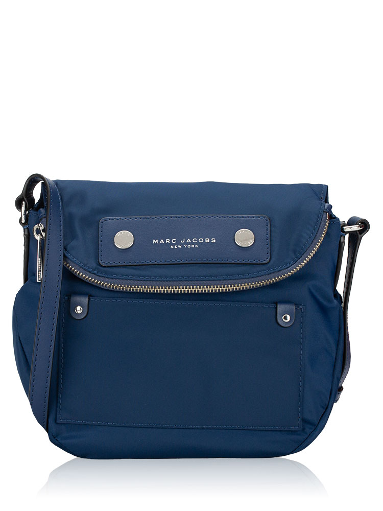 M0012909 Preppy Nylon Mini Messenger Azure Blue