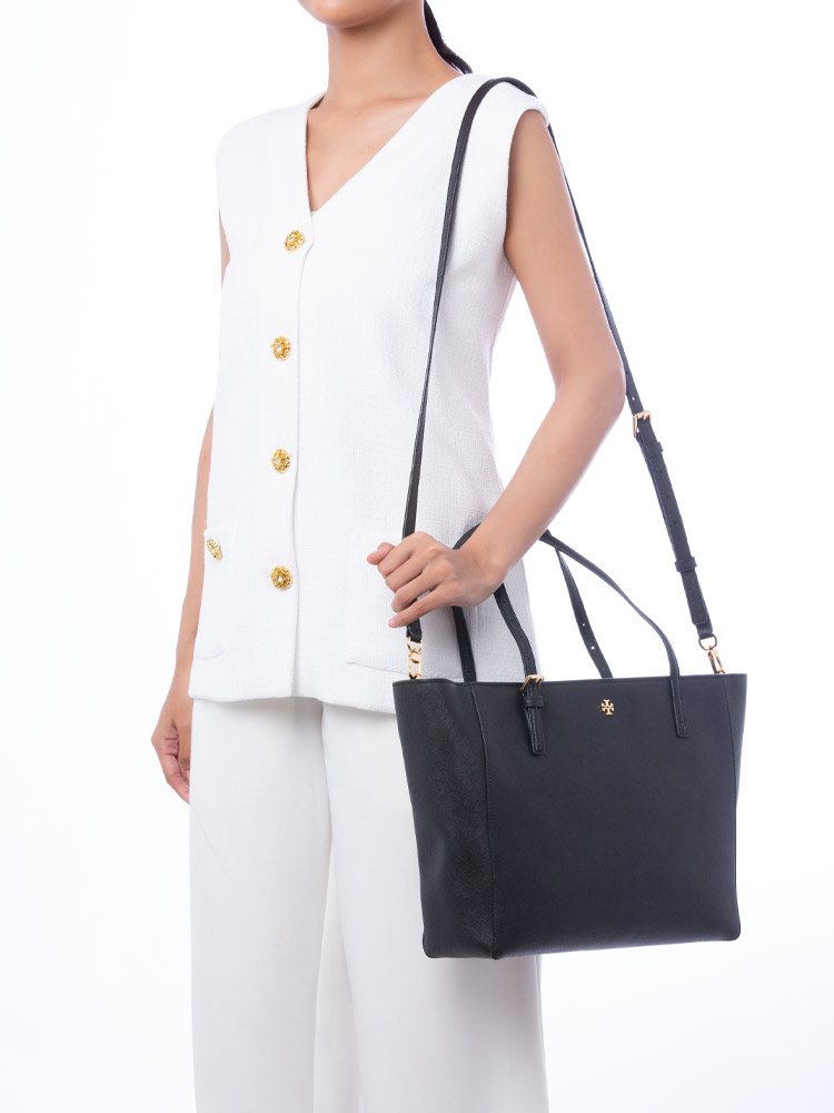 Emerson Small Tote Black Gold
