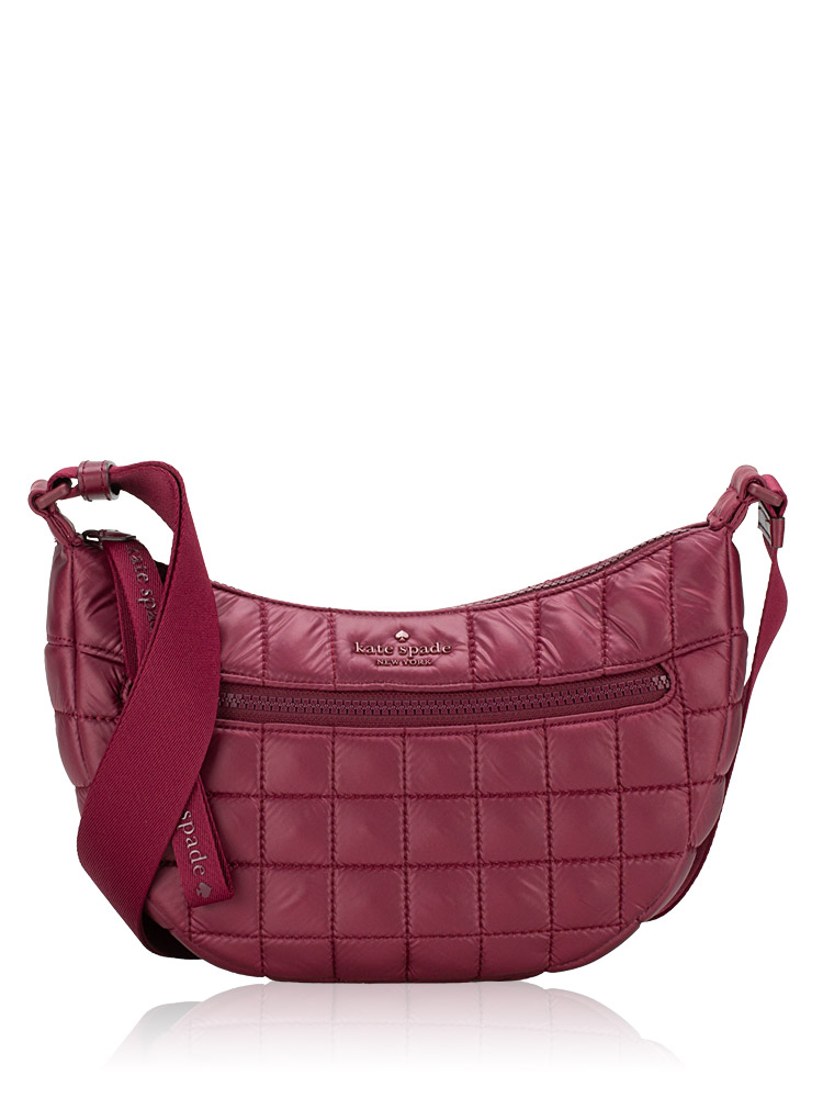 Camden Quilted Sling Bag Blackberry