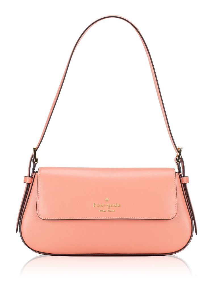 Madison Leather Small Flap Shoulder Bag Terracotta