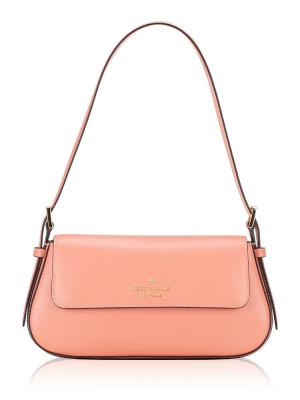 Madison Leather Small Flap Shoulder Bag Terracotta