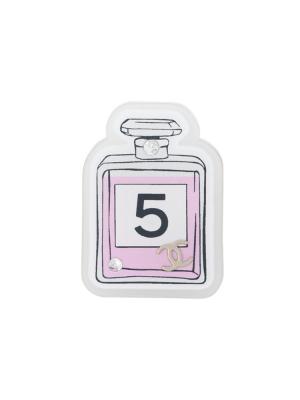 Resin Brooch No. 5 Perfume Crystal Pink