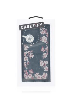 Pink Sakura Garden iPhone 16 Pro Mirror Case Silver Black