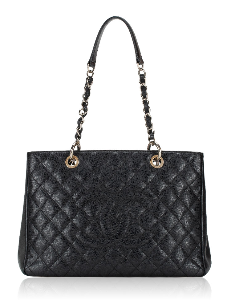 Caviar Grand Shopping Tote GST Black