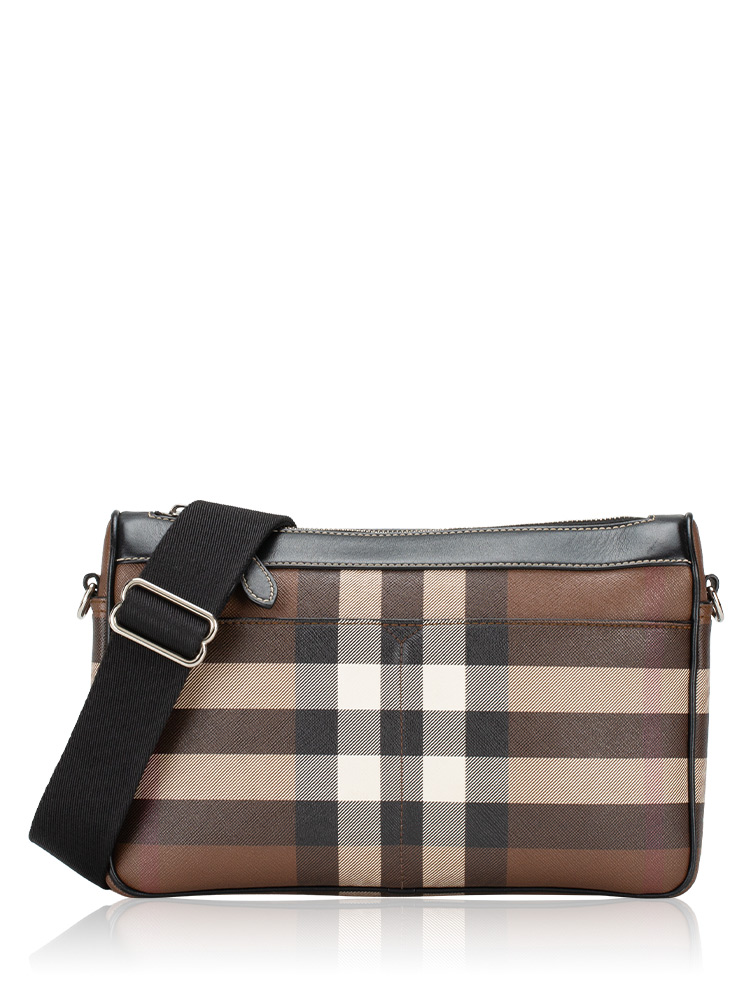 House Check Rumbler Messenger Black