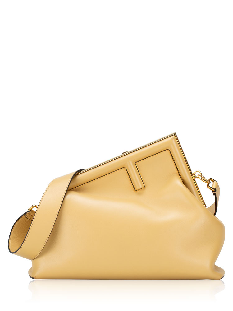 Shiny Nappa Medium Fendi First beige
