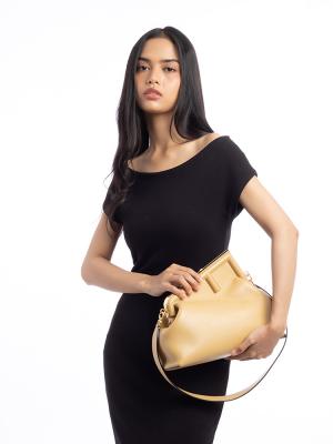 Shiny Nappa Medium Fendi First beige