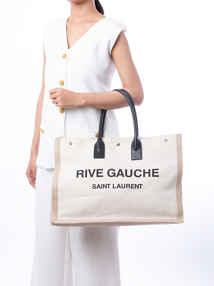 Canvas Rive Gauche Noe Tote Beige
