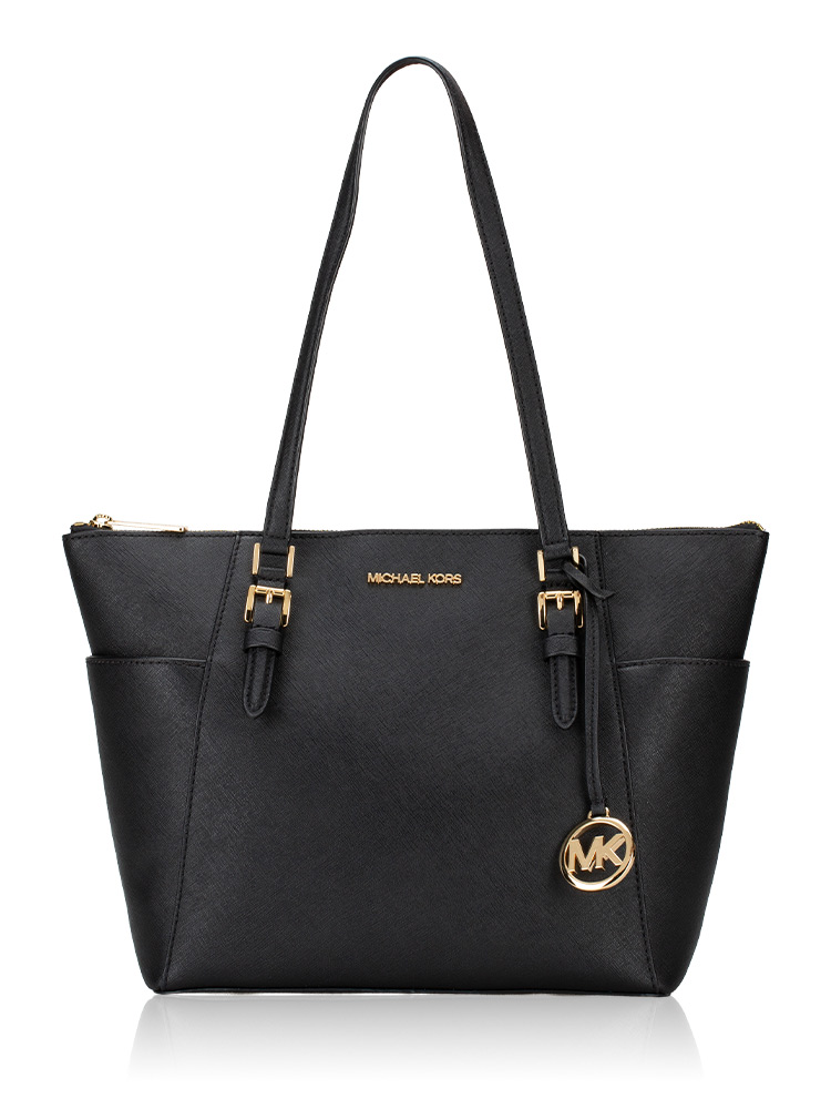 Charlotte Large Zip Tote Black