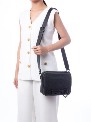 Monogram Taurillon Steamer Messenger Onyx