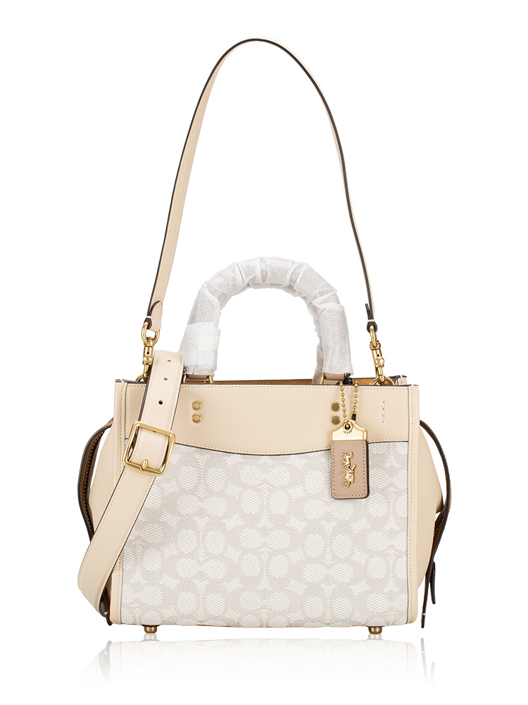CA302 Signature Jacquard 25 Rogue Bag Chalk Ivory Multi