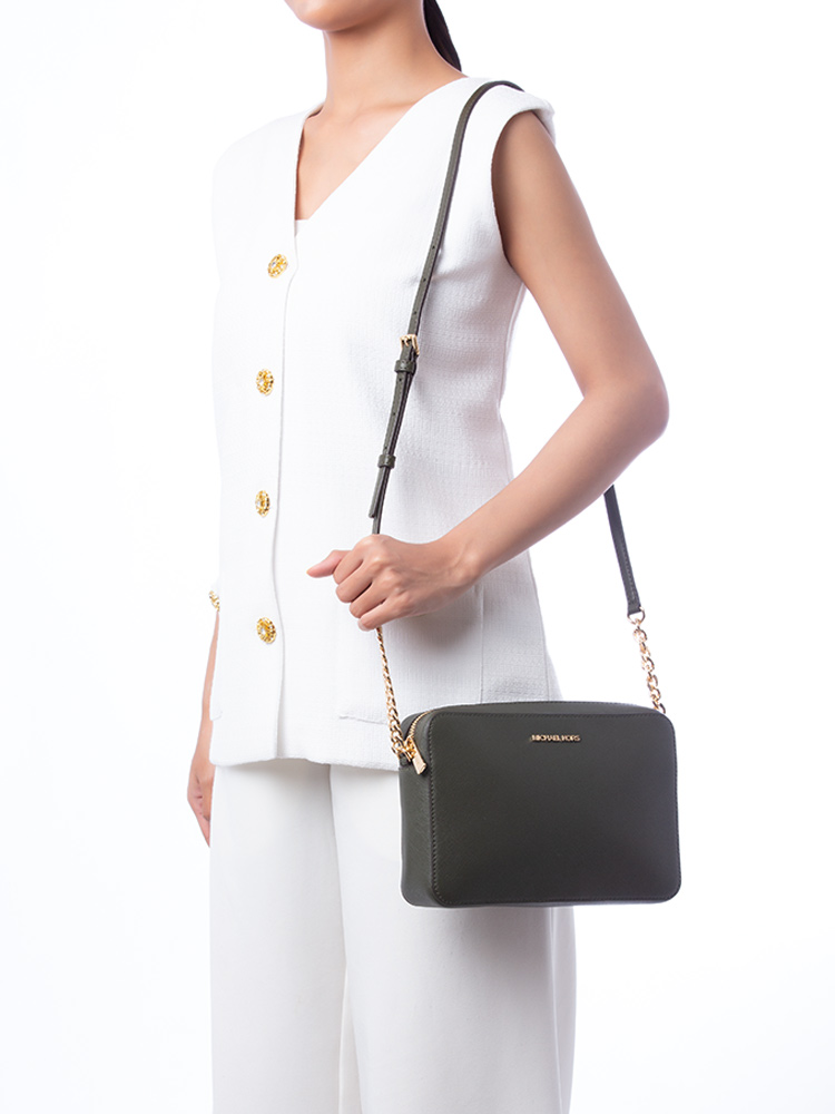 Jet Set Item Large Crossbody Olive