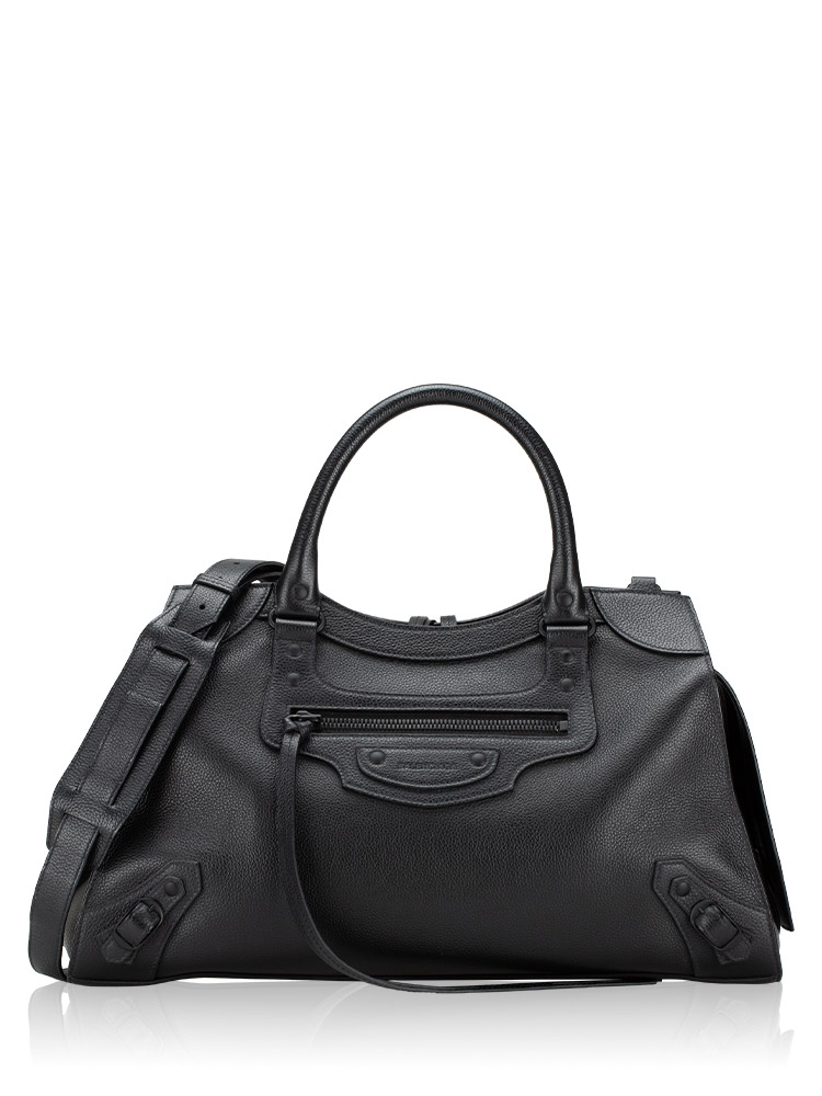 Grained Calfskin Neo Classic Medium City Black